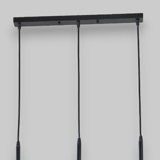Lustra Suspendata Cu 3 Pendule Trio II, 50 × 158 cm , 3*10W E27 Lustra Suspendata Cu 3 Pendule Trio II, 50 × 158 cm , 3*10W E27