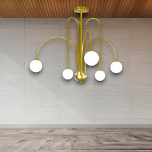 Candelabru Cu 6 Pendule G9 Cleopatra, 75 × 60 cm, 6x5W G9 