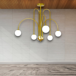 Candelabru Cu 6 Pendule G9 Cleopatra, 75 × 60 cm, 6*5W G9