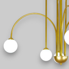Candelabru Cu 6 Pendule G9 Cleopatra, 75 × 60 cm, 6x5W G9 