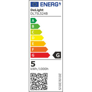 Lustra LED Suspendata 5W MONO, 3000k, 5W, neagra