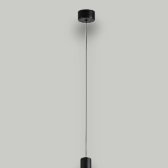 Lustra LED Suspendata 5W MONO, 3000k, 5W, neagra