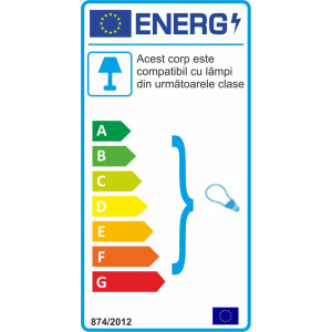Lustră Cu Abajur Vega Smoke 6, 69 * 30 cm * Glob Ø 13cm,  6*10W E27