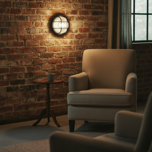Lampa Bat 60W IP44 Rotunda+Grila