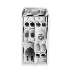 Intrerupator simplu 1 modul, Alb lucios, Gewiss System Pura GWC20571R