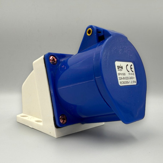 Priza Monofazica Perete 1P+N+E  32A 230V IP44