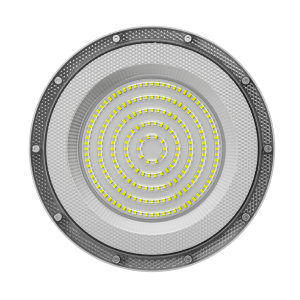 Corp iluminat industrial UFO  Ø266x138mm, 100W, 6500K, 140lm/W, P65, lumina rece
