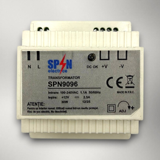 Transformator 230V-12V/30W/2.5A