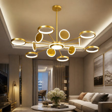 Lustra LED Suspendata 128W Venus, 3000-4000-6000k, 6000lm,115 x 60 cm 