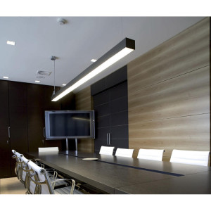 Corp LED liniar, 40W, 5000K, 120 cm, negru
