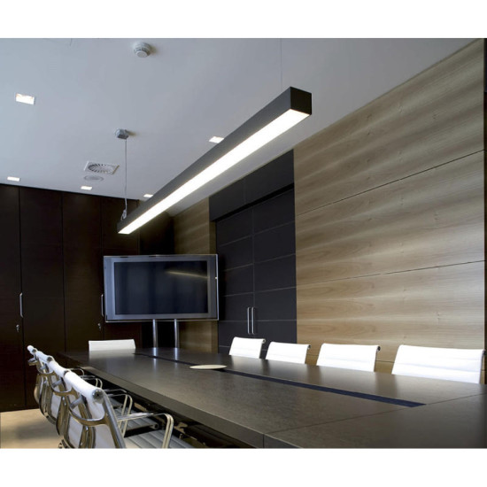 Corp LED liniar, 40W, 5000K, 120 cm, negru