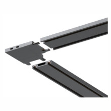 Conector fix tip L sina magnetica 90° Negru