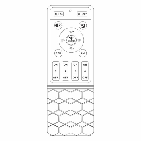 Telecomanda sina magnetica 2.4G, Neagra
