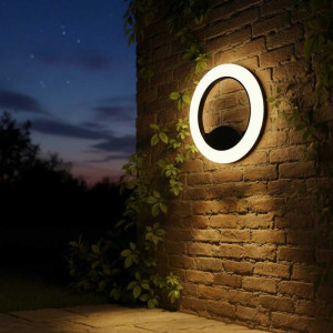 APLICA LED PERETE JADE 12W 950LM 3000K NEGRU FI200*33MM
