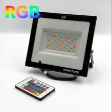 Proiector LED RGB 16 culori, 10W, IP 65, telecomanda IR inclusa