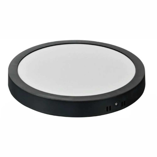 Spot Led Sole cu rama neagra, rotund aplicat  Ø300, 36W, 4100k, lumina neutra