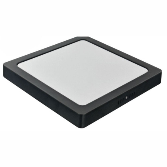 Spot Led Sole cu rama neagra, patrat aplicat  300x300, 36W, 4100k, lumina neutra