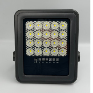 Proiector led SMD cu Panou Solar si telecomanda -  50W/6500k