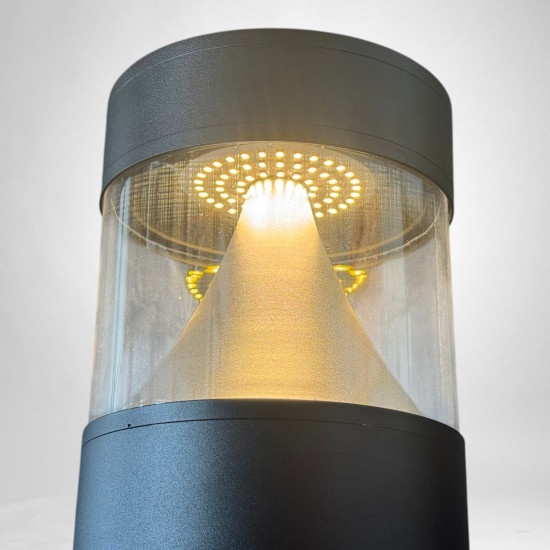 Stâlp LED Grădină 5W Cu Panou Solar IP65, 3000K, Lumina calda