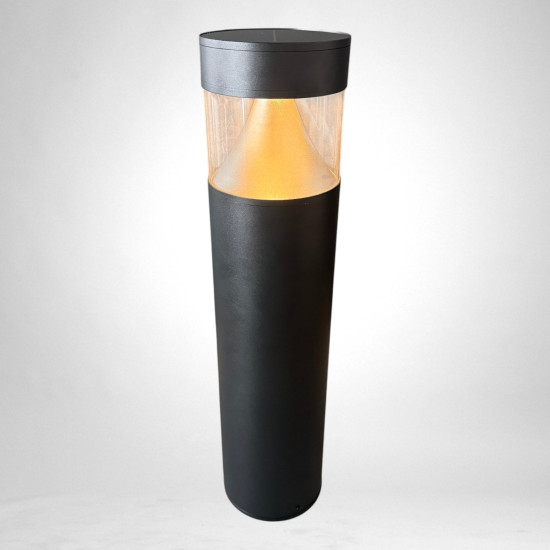 Stâlp LED Grădină 5W Cu Panou Solar IP65, 3000K, Lumina calda