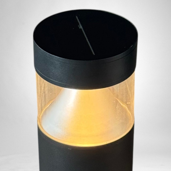 Stâlp LED Grădină 5W Cu Panou Solar IP65, 3000K, Lumina calda