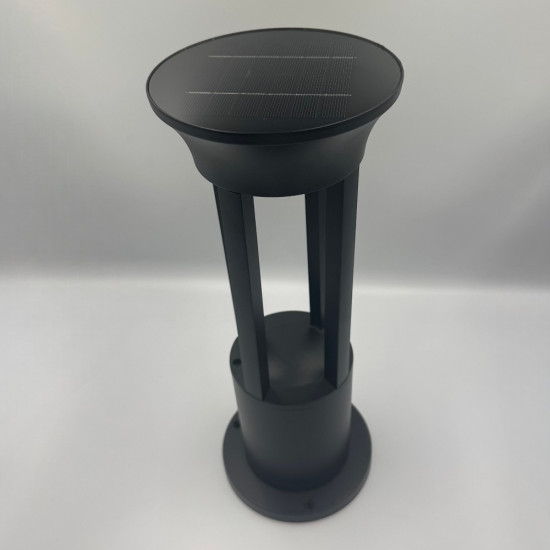 Stâlp LED Grădină 5W Cu Panou Solar IP65, 3000K, Lumina calda