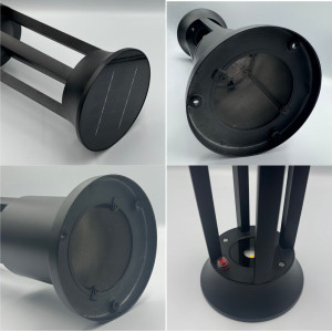 Stâlp LED Grădină 5W Cu Panou Solar IP65, 3000K, Lumina calda