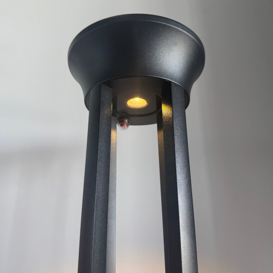 Stâlp LED Grădină 5W Cu Panou Solar IP65, 3000K, Lumina calda