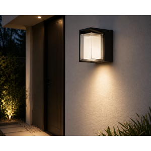 Aplica led Lara 10W/550Lm/3000K IP65 220-240V 168x168x45mm