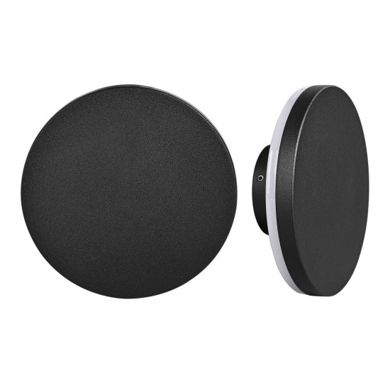 Aplica LED Perete fi150, 12W, 3000K, lumina calda, cu protectie IP65