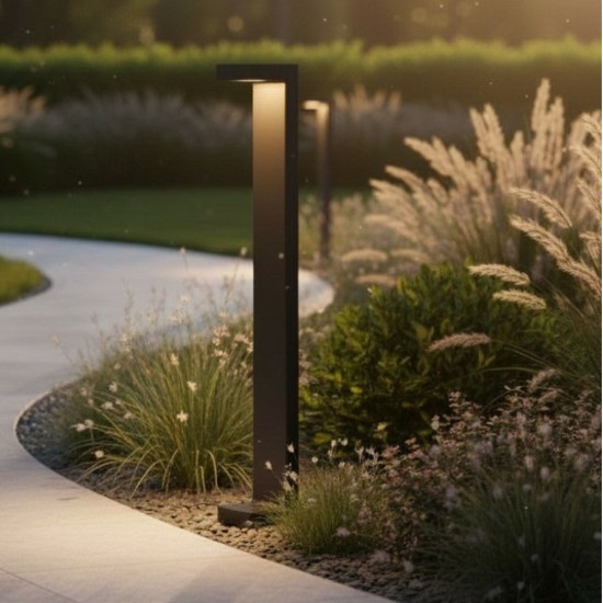 Stalp ornamental de gradina 12W=10W, 3000K, lumina calda, 800x100mm Stalp ornamental de gradina 12W=10W, 3000K, lumina calda, 800x100mm