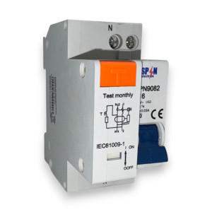 Siguranta automata diferentiala RCBO 1P+N 16A 30mA