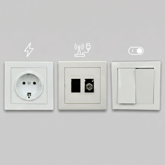 Întrerupător cap-scară, 250V~, 10A, 50Hz, IP20