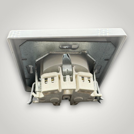 Priza Schuko, contact de protectie, 250V~, 16A, 50Hz, IP20