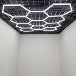 Set 11 Hexagoane LED Honeycomb 276W Tuburi 440mm