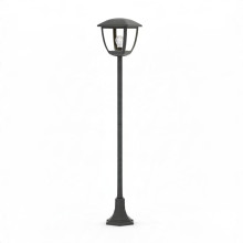 STALP ILUMINAT EXTERIOR NEGRU 230V/40W/1*E27/IP44 1200X185X190mm
