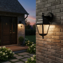 FELINAR PERETE NEGRU 230V/40W/IP44
