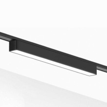 Lampa LED Liniara Reglabila Magnetica SMD pentru sina SMART(Blutooth )4 in 1, 122x26x24mm, 48V, 12W, Aluminiu, Negru