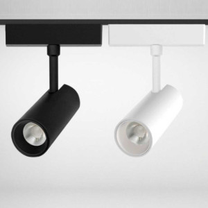 Spot LED Reglabil Magnetic COB pentru sina SMART(Blutooth) 57x135mm, 48V, 20W, Aluminiu, Negru