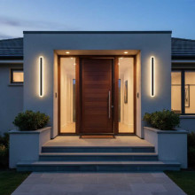 Aplica led liniara de perete neagra 45W/2200LM/3000K - 1500mm