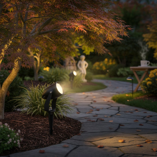 Spot LED Exterior, 5W, 3000K, lumina calda
