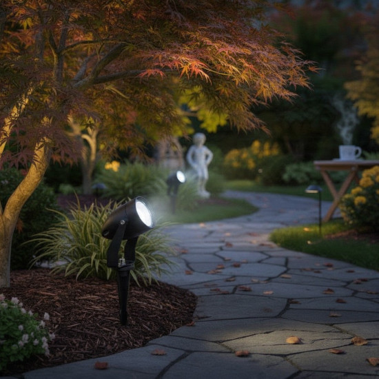Spot LED Exterior, 9W, 6400K, lumina rece