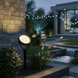 Spot LED exterior 15W, model Lollipop, 3000K, lumina calda