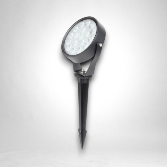Spot LED exterior 9W, model Lollipop, 6400K, lumina rece