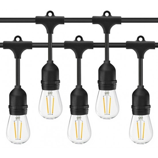 Ghirlanda luminoasa cu pendule, interconectabil, E27, IP65, 10m