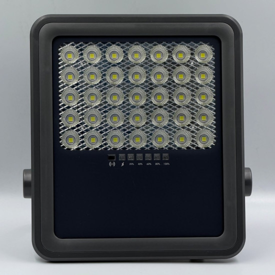 Proiector led SMD cu Panou Solar si telecomanda -  200W/6500k