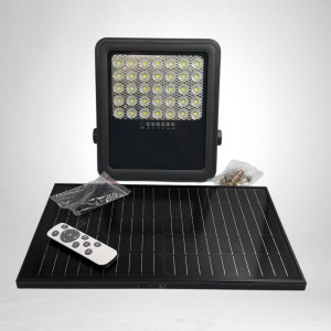 Proiector led SMD cu Panou Solar si telecomanda -  200W/6500k