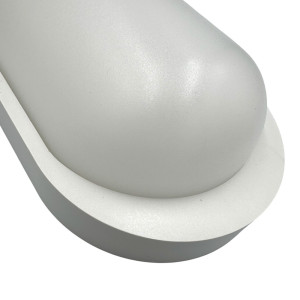 Aplica LED BAT Ovala 18W=162W, 3000K, lumina calda, cu protectie IP65