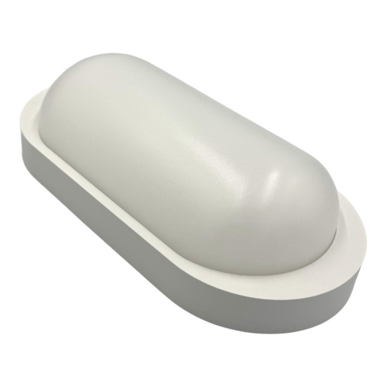 Aplica LED BAT Ovala 18W=162W, 3000K, lumina calda, cu protectie IP65