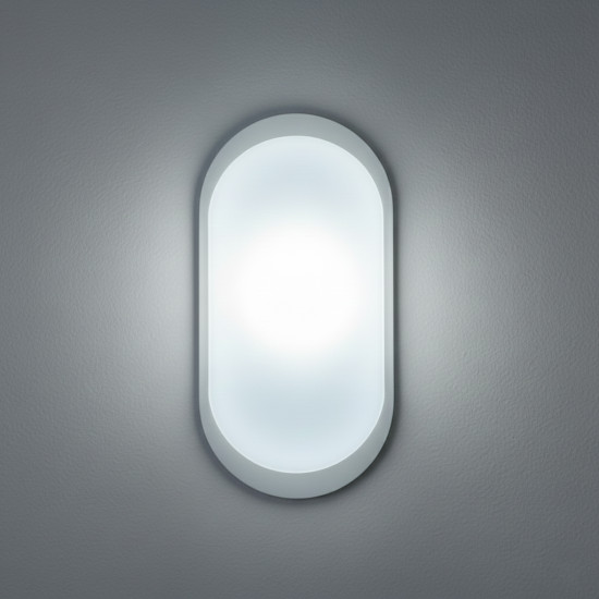 Aplica LED BAT Ovala 10W=90W, 4000K, lumina neutra, cu protectie IP65